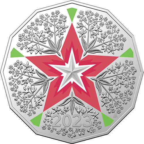 2023 50c Merry Christmas Coin & Stamp Cover PNC