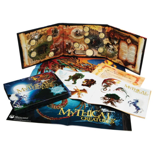 2011 $1 Young Collectors - Mythical Creatures 9 Coin Al/Br Set