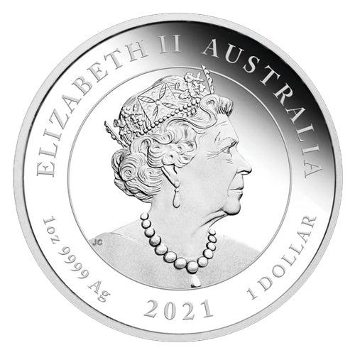 2021 $1 Australian Quokka 1oz Silver Proof Coloured Coin