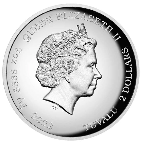 2022 $2 Bart Simpson 2oz Silver Proof High Relief Coin
