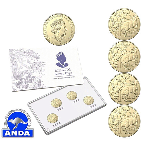 2023 ANDA Money Expo Uncirculated 4 Coin Privy Mark Set