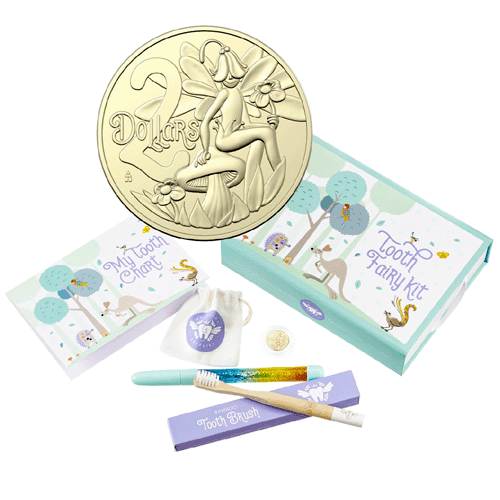 2023 $2 Tooth Fairy Kit Coin & Gift Box