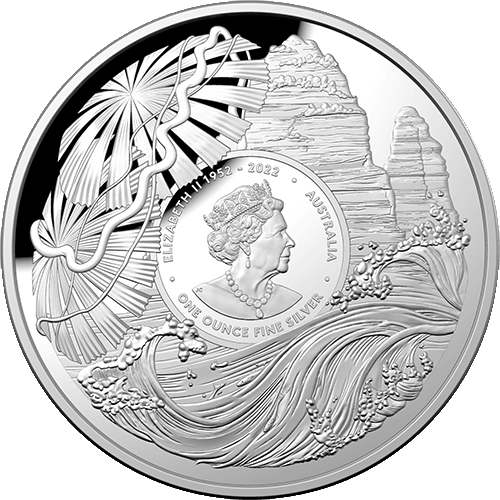 2023 $5 Beauty, Rich & Rare - 12 Apostles Coloured Silver Proof Domed Coin