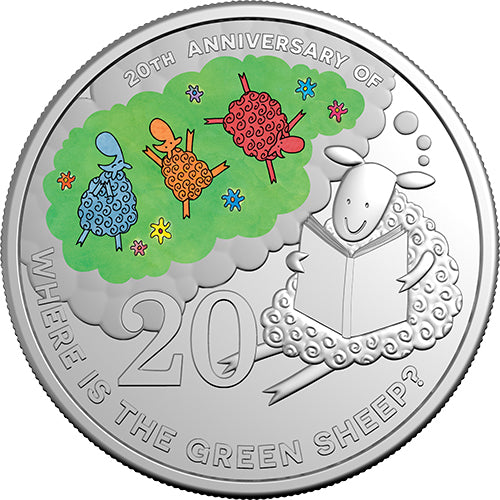 2024 20c 20th Anniversary of Where is the Green Sheep - Special Edition Book with Cu/Ni Coin