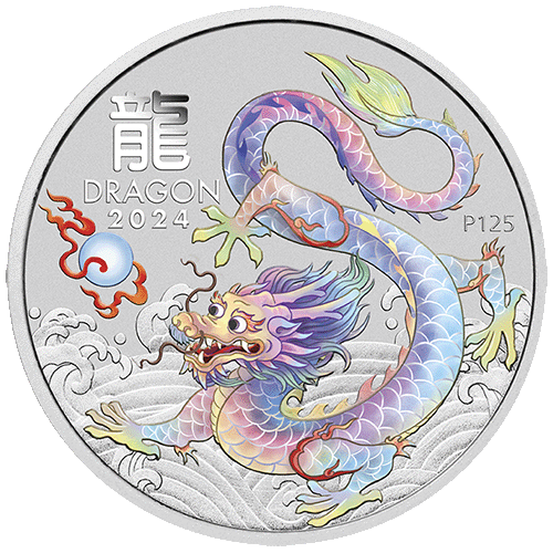 2024 Australian Lunar Series III Year of the Dragon 1/2oz 10 Coin Set