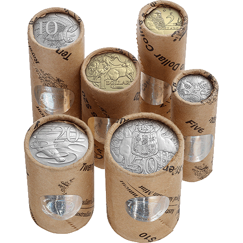 2024 King Charles III - Premium Rolled Coin Set Cu/Ni Al/Br Six Circulating Coins