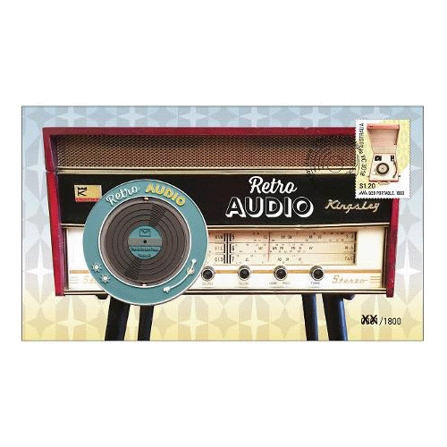 2024 Retro Audio Medallion & Stamp Cover PNC 