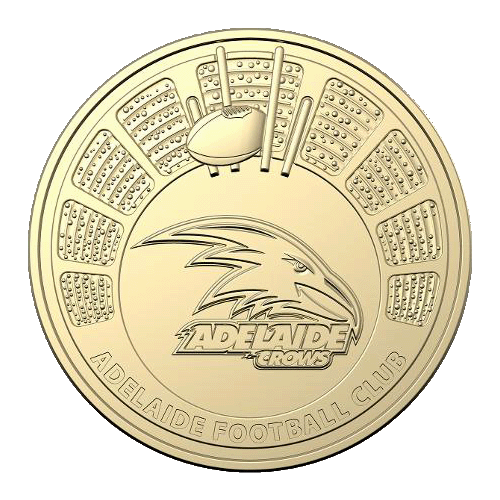 2024 $1 AFL Adelaide Crows Collectible Uncirculated Coin