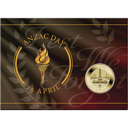 2024 $1 ANZAC Day Uncirculated Coin in Card