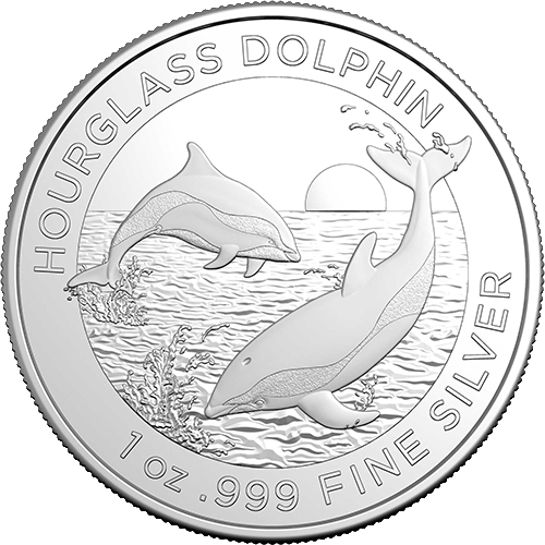 2024 $1 Australian Dolphin Series - Hourglass Dolphin 1oz Silver Investment Coin (RAM)