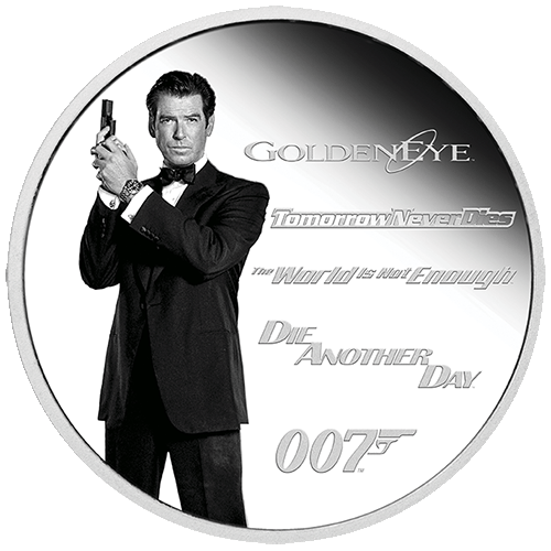 2024 $1 James Bond Legacy Series - 4th Issue 1oz Silver Proof Coloured Coin