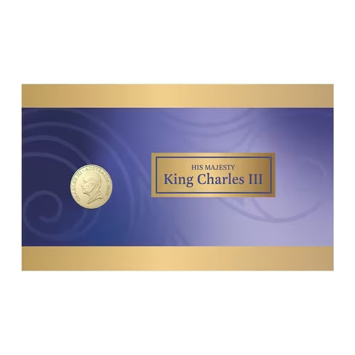 2024 $1 His Majesty King Charles III 'First Year of Issue' Coin & Stamp Cover PNC