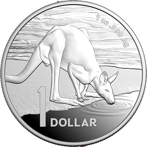 2024 $1 Kangaroo Series - Desert Life 1oz Fine Silver Proof Coin