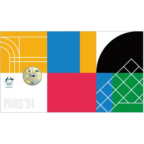 2024 $1 Paris '24 Olympic Games Coin & Stamp Cover PNC