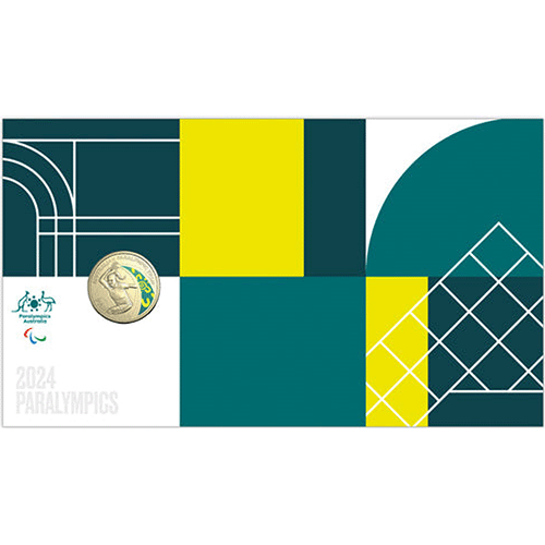 2024 $1 Paris Paralympic Games Coin & Stamp Cover PNC