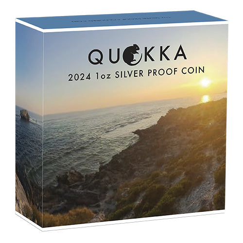 2024 $1 Australian Quokka 1oz Silver Proof Coloured Coin