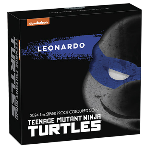 2024 $1 Teenage Mutant Ninja Turtles - Leonardo 1oz Silver Proof Coloured Coin