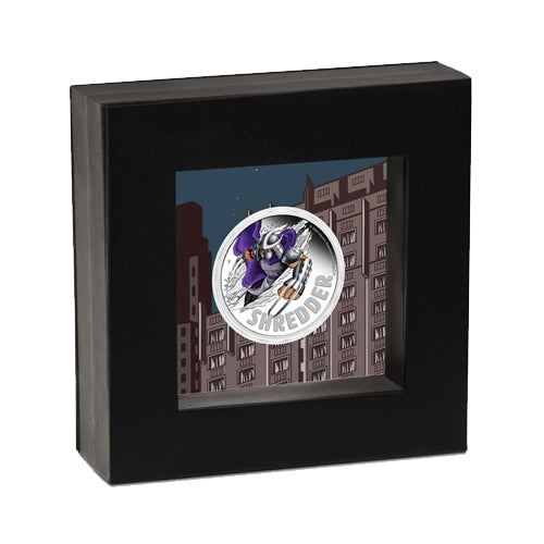 2024 $1 Teenage Mutant Ninja Turtles - Shredder 1oz Silver Proof Coloured Coin