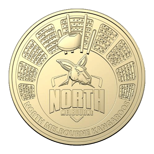 2025 $1 100 Years of North Melbourne Football Club Pin, Coin & Stamp Cover PNC