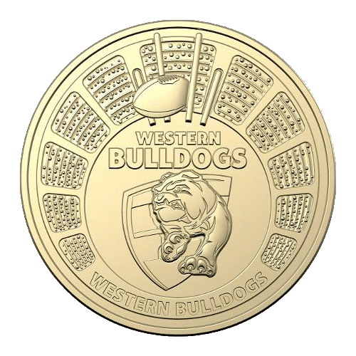 2025 $1 100 Years of Western Bulldogs Football Club Pin, Coin & Stamp Cover PNC