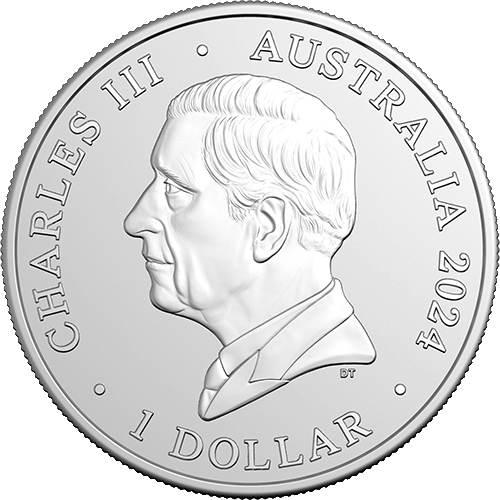 2024 $1 Kangaroo 1oz Silver Investment Coin (RAM)