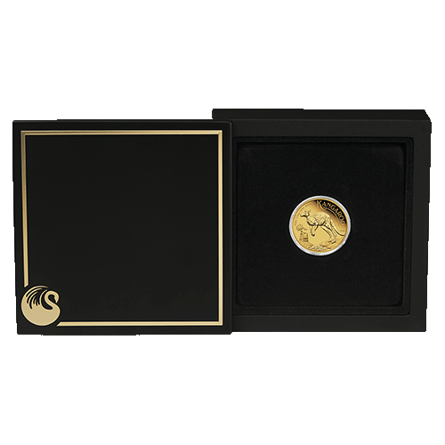 2024 $25 Australian Kangaroo 1/4oz Gold Proof Coin in Case