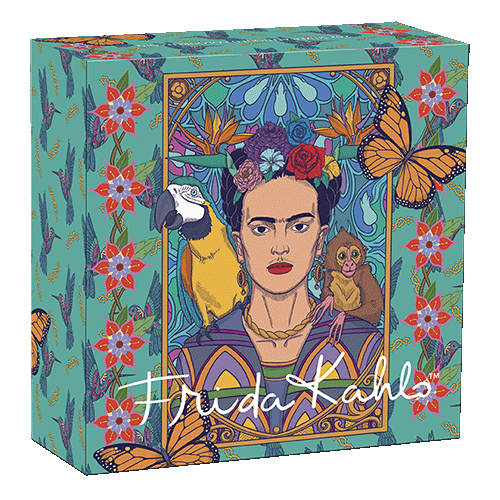 2024 $2 Frida Kahlo 2oz Silver Antiqued Coloured Coin