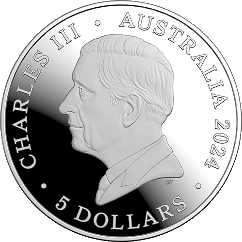 2024 $5 Australian Paralympic Team Selectively Gold-Plated Silver Proof Coin