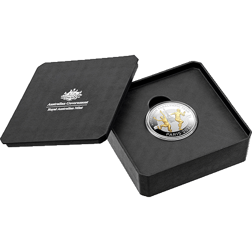 2024 $5 Australian Paralympic Team Selectively Gold-Plated Silver Proof Coin