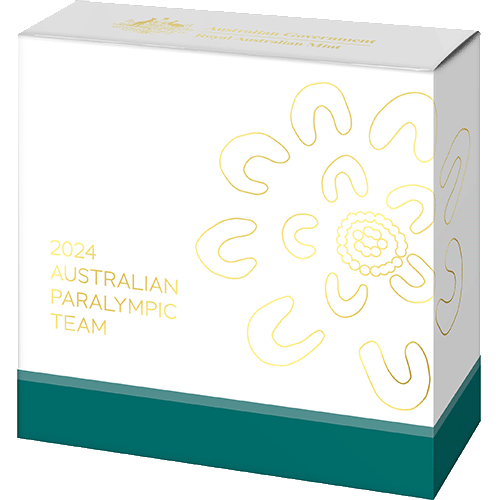 2024 $5 Australian Paralympic Team Selectively Gold-Plated Silver Proof Coin