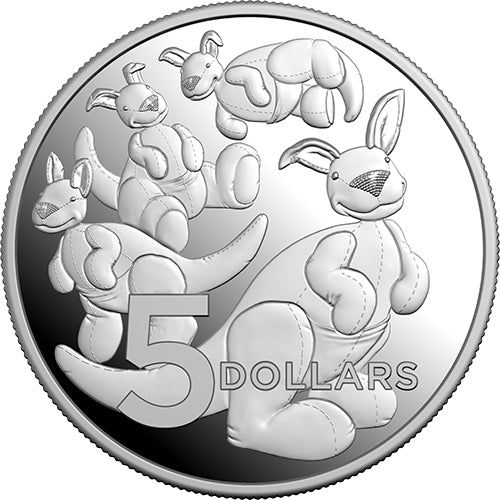 2024 $5 Baby Coin - Toy Kangaroo 1oz Fine Silver Proof Coin