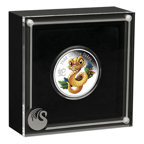 2025 50c Baby Snake 1/2oz Silver Proof Coloured Coin