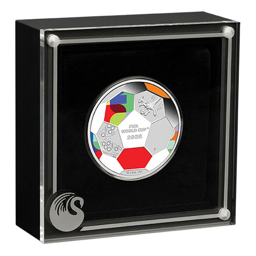 2026 50c Fifa World Cup 1/2oz Silver Proof Coloured Coin