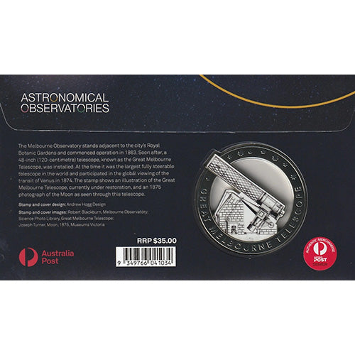 2025 Astronomical Observatories Medallion & Stamp Cover PNC