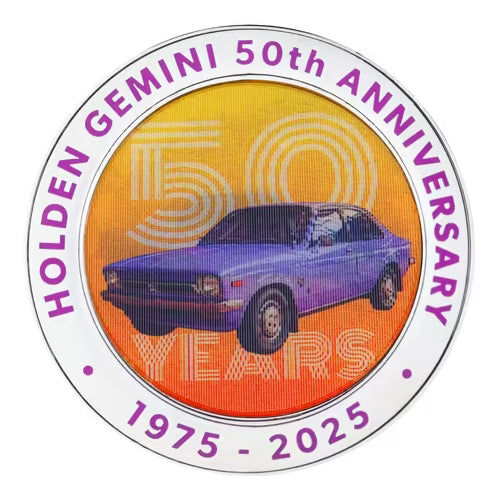 2025 Holden Gemini 50th Anniversary Medallion & Stamp Cover PNC