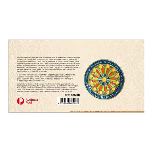 2025 The King's Birthday Medallion Cover PNC 