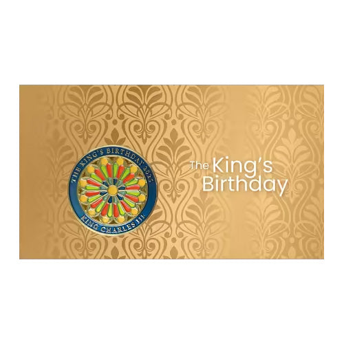 2025 The King's Birthday Medallion Cover PNC 