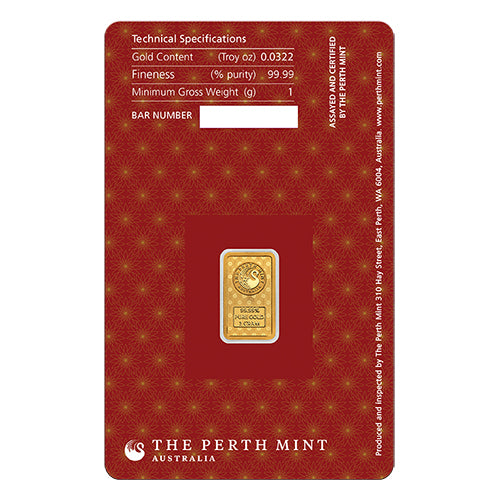 2025 Lakshmi 1 gram Gold Minted Bar