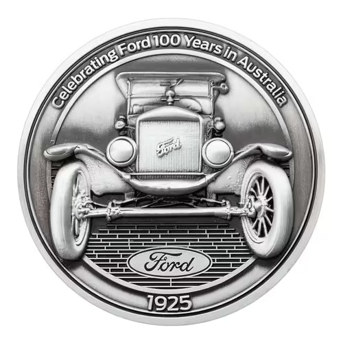 Ford First Car Medallion and Logo Badge Cover PNC
