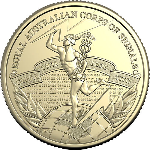 2025 $1 Centenary of Royal Australian Corp of Signals Coin & Stamp Cover PNC