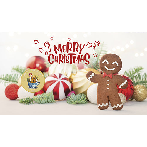 2025 $1 Merry Christmas Coloured Uncirculated Coin & Stamp Cover PNC