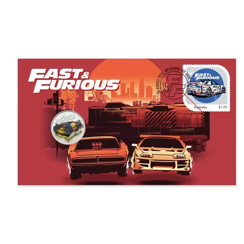 2025 $1 Fast & Furious Coin & Stamp Cover PNC