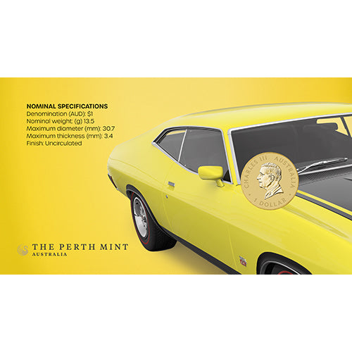 2025 $1 100 Years of Ford Australia - XA Falcon GT Hardtop Coin & Stamp Cover PNC