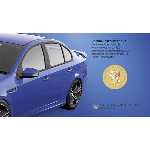 2026 $1 100 Years of Ford Australia - FG-X XR8 Falcon 2014 Coin & Stamp Cover PNC