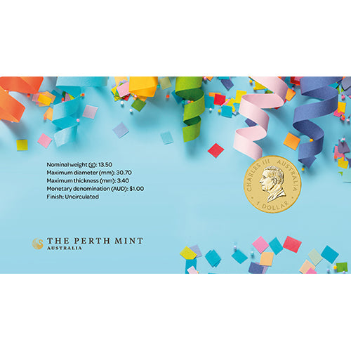 2025 $1 Happy Birthday Coin & Stamp Cover PNC