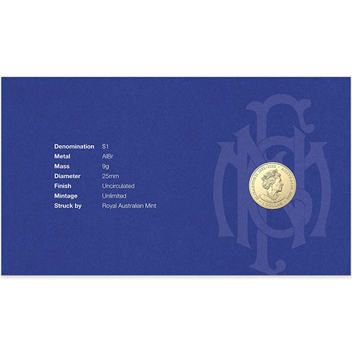 2025 $1 100 Years of North Melbourne Football Club Pin, Coin & Stamp Cover PNC
