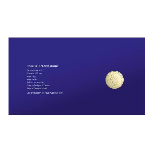2025 $1 Centenary of Royal Australian Corp of Signals Coin & Stamp Cover PNC