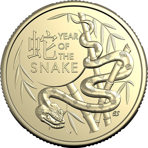 2025 $1 Year of the Snake Two-Coin Uncirculated Set 