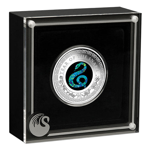 2025 $1 Australian Opal Lunar Series Year of the Snake 1oz Silver Proof Coin