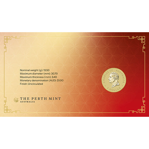 2025 $1 Year of the Snake Coin & Stamp Cover PNC